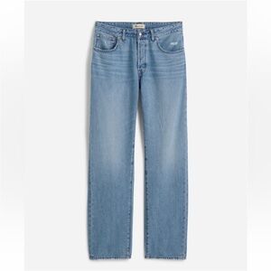 Madewell The Curvy Dean Easy Straight Jean in Northridge Wash 29